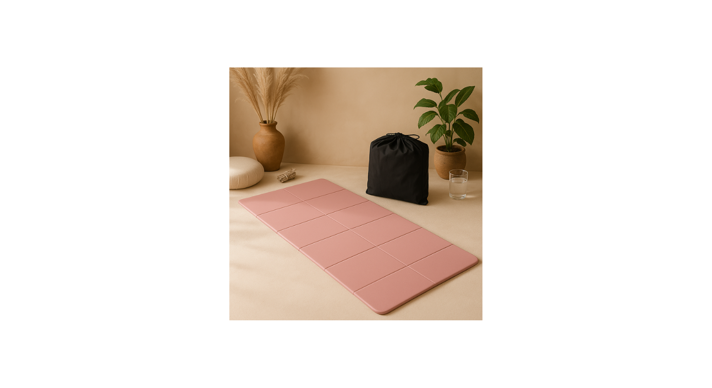 Tapis Yoga Voyage - Pliable écologique antidérapant léger pour yogis nomades