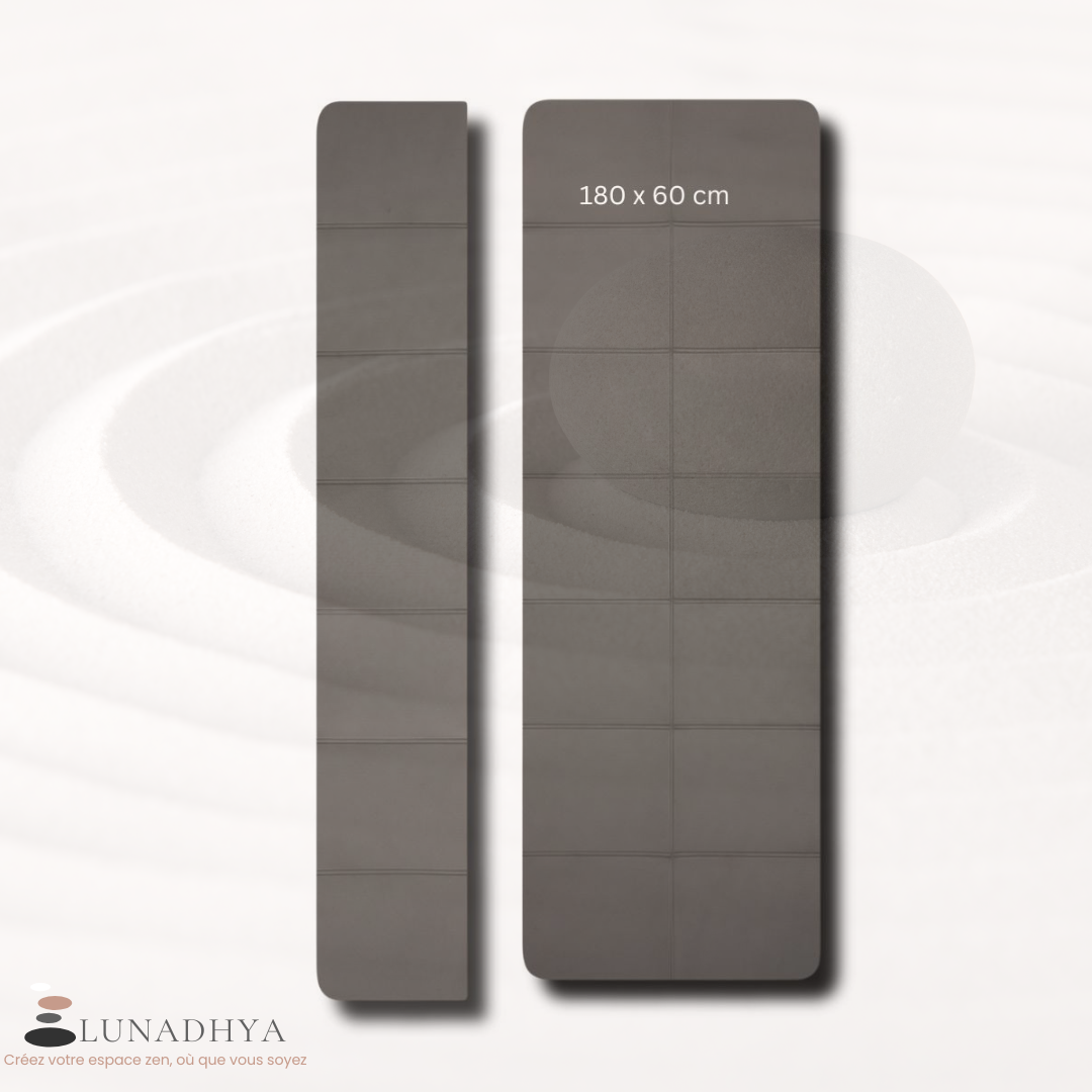 Tapis Yoga Voyage - Pliable écologique antidérapant léger pour yogis nomades